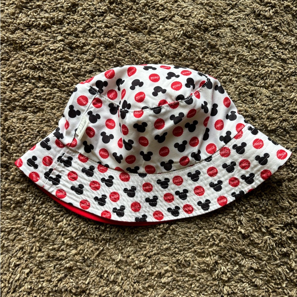 Walt Disney World Coca Cola Reversible Bucket Hat - Picture 2 of 5